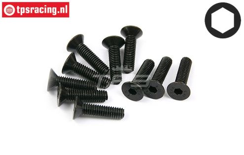 BWS56035 Inbus verzonken M4-L16 mm, 10 st.