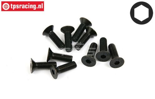 BWS56043 Inbus verzonken M6-L20 mm, 10 st.