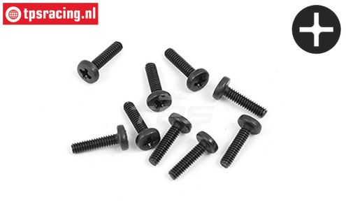 BWS56054 Kruis bolkop M2-L8 mm, 10 st.