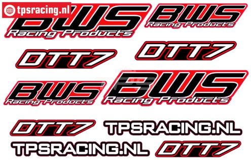TPS19/080 BWS DTT-7 Stickers, 1 st