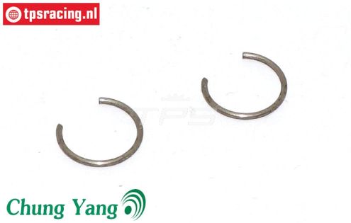 CY0311/07 Pistonpen clips CY Ø9,5 mm, 2 st.