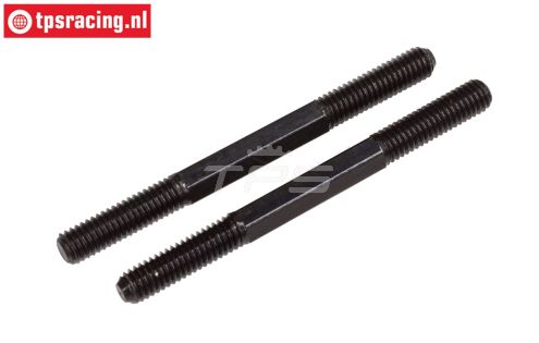 FG10025 Stalen-Instelstang M6 L/R-L73 mm, 2 St.
