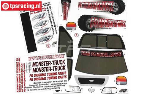 FG20155 Stickers FG Monster-Stadium-Street Truck, Set