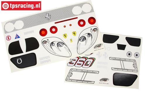 FG2069/01 Stickers Ferrari 360GT, Set