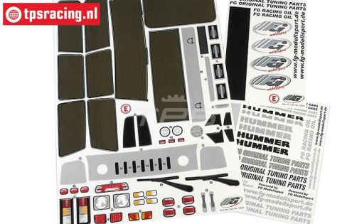 FG30155 Stickers Hummer H2, Set
