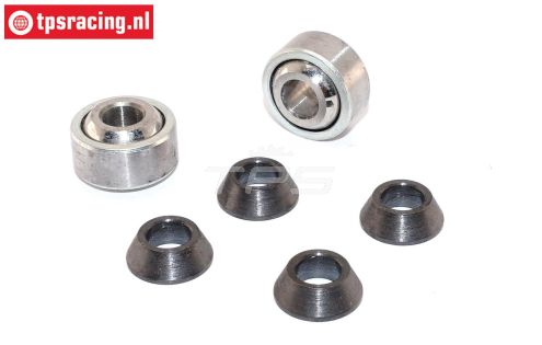 FG4466 Gewricht kogel Ø5-Ø13-H8 mm, Set