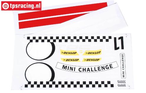 FG5185 Team Stickers MINI Cooper, Set