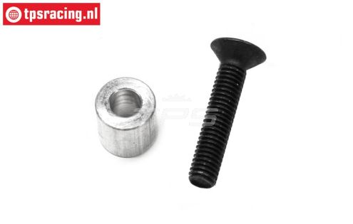 FG6024/02 Aluminium afstand bus H10 mm, Set
