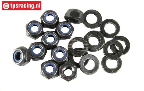 FG6112 Stalen Borgmoer met ring M6R, 10 St.
