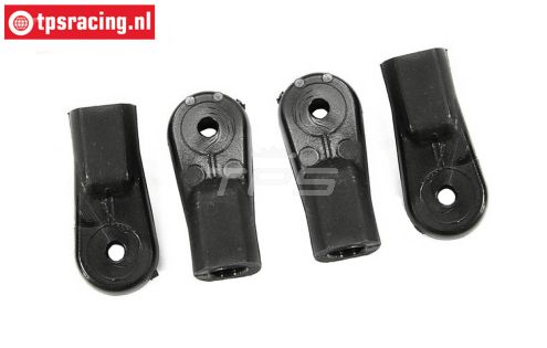 FG6477/04 Kunststof pen houder wielblok achter, 4 St.