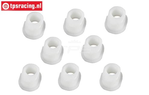 FG6496/04 Teflon lagerbus met rand, 8 St.