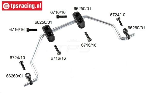 FG66260 Stabilisator 4WD voor Ø4,0 mm, Set