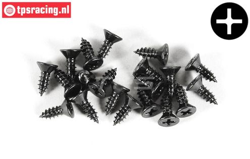 FG6712/13 Parker-Kruiskop verzonken Ø4,2-L13 mm, 20 St.