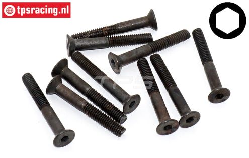 FG6720/30 Inbus verzonken kop M4-L30 mm, 10 St.