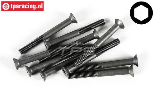 FG6720/40 Inbus verzonken kop M4-L40 mm, 10 St.