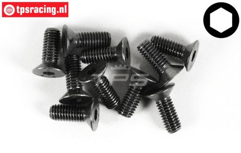 FG6723/16 Inbus verzonken kop M6-L16 mm, 10 St.