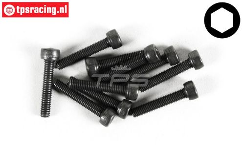 FG6724/16 Inbus normale kop M3-L16 mm, 10 St.