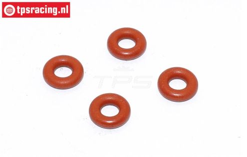FG67320/16 Schokd. Siliconen O-ring Ø3-H2 mm, 4 st