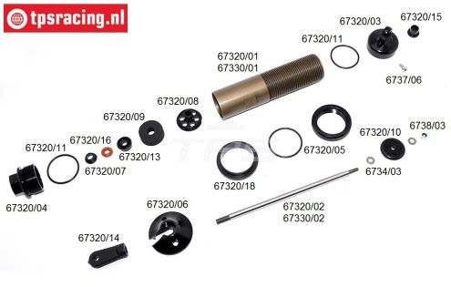Bouwtekening FG Schokdempers FG'12-Ø24