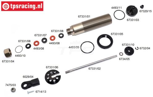 Bouwtekening FG Schokdempers FG'19-Ø30