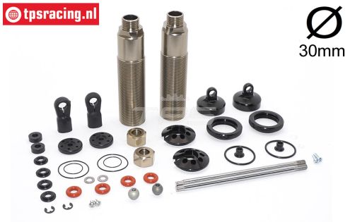FG67331 Alu-Big-Bore Schokdemper Ø30-L265 mm, set