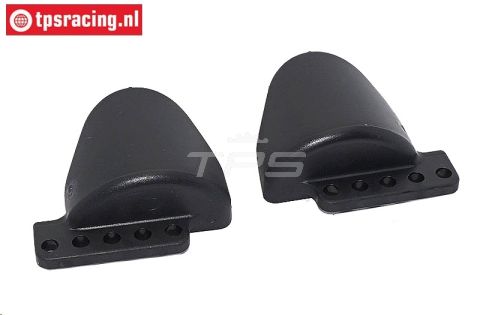 FG67336 Schokdemper bescherming Zwart, 2 st.