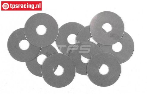 FG6743 Stalen Pas ring Ø5-Ø17-H0,1 mm, 10 St.