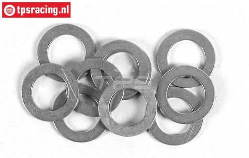 FG6745 Stalen Pas ring Ø10-Ø16-H1,0 mm, 10 St.