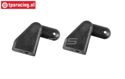 FG7011 Kap steun 90° bumper H16 mm, 2 st.