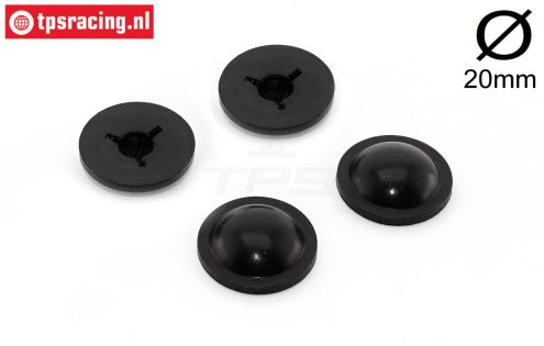 FG7088/01 EVO Schokdemper volume dop Ø20 mm, 4 st.