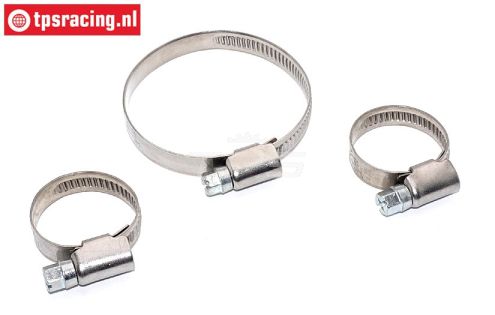 FG7118 RVS Slangen klem, Set