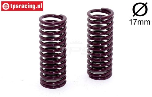FG7185 Schokdemper veer Paars Ø17-Ø2,6-L58, 2 St.