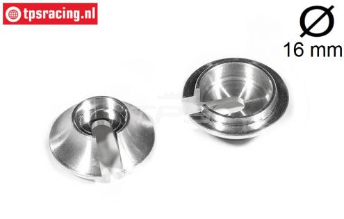FG7205/07 Alu-Schokdemper veerschotel Ø16 mm, 2 St.