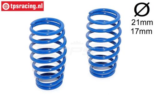 FG7285 Schokdemper veer blauw Ø2,6-L57, 2 st.