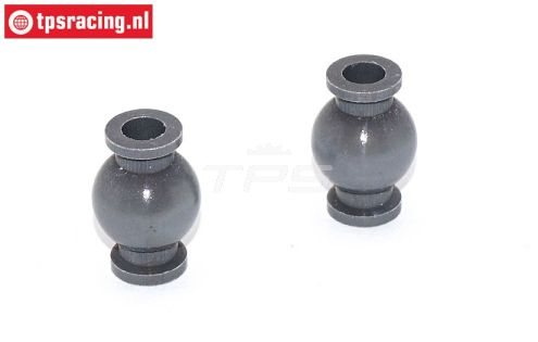 FG7475/05 Alu-Silicium Gewricht kogel Ø4/Ø10-H15, 2 St.
