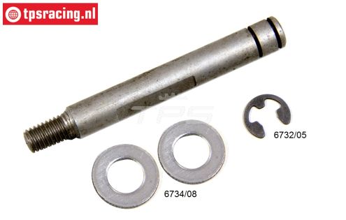 FG8466 Wiel as voor 2WD M6-L65 mm, 1 St.