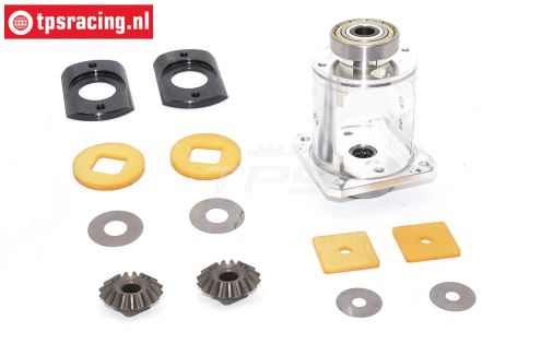 FG8502 Alu-Differentieel ombouw 4-voudig sper, Set.