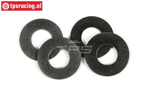 FG8600/12 Stalen Pas ring Ø8-Ø16-H0,1 mm, 4 St.
