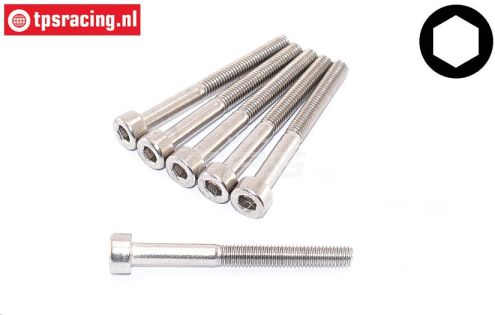 FG9439/11 Inbus normale kop RVS M3-L30 mm, 6 St.