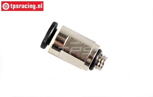 FG9439/39 Hydraulische nippel recht M5-Ø4 mm, 1 st.