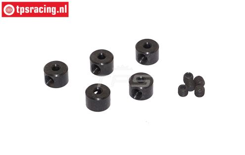 FG6020B Stelring Ø2,1 mm zwart, 5 St.