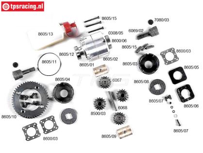 Bouwtekening FG Alu-Differentieel FG8605