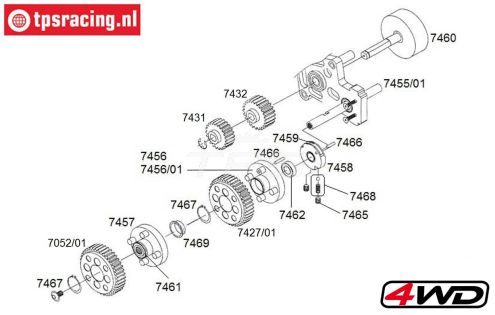 Bouwtekening FG 2 Versnelling FG7452