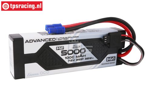 GA5000HV/2S Gens Ace Advance 5000 mAH 7,6V 2S 100C, 1 st.