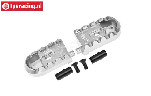 MX014-S PROMOTO Alu-voetsteun Zilver, set