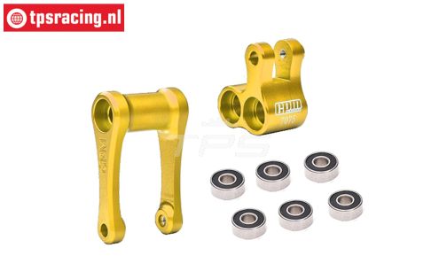 MX030-GD PROMOTO Alu-Schok. Bev. Goud, Set