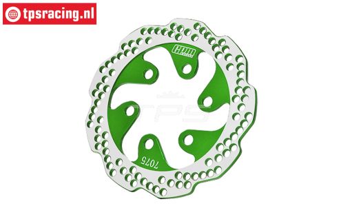MX010/DISK-G PROMOTO Alu-remsch. achter groen, 1 st.