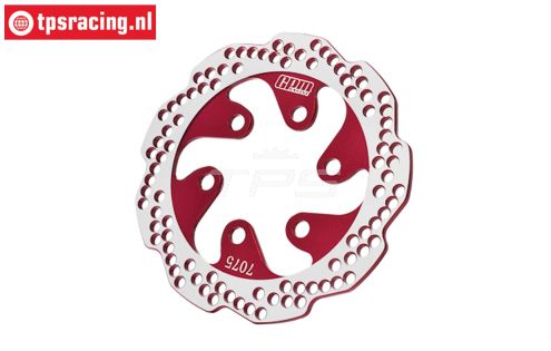 MX010/DISK-R PROMOTO Alu-remsch. achter rood, 1 st.