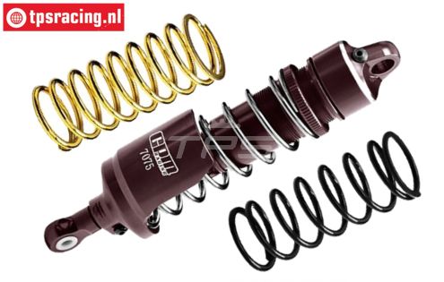 MX112-GM PROMOTO Alu-Schokdemper Gun-Metal, set