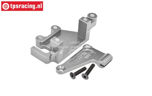 MX034-S PROMOTO Alu-Rem servo montage Zilver, set